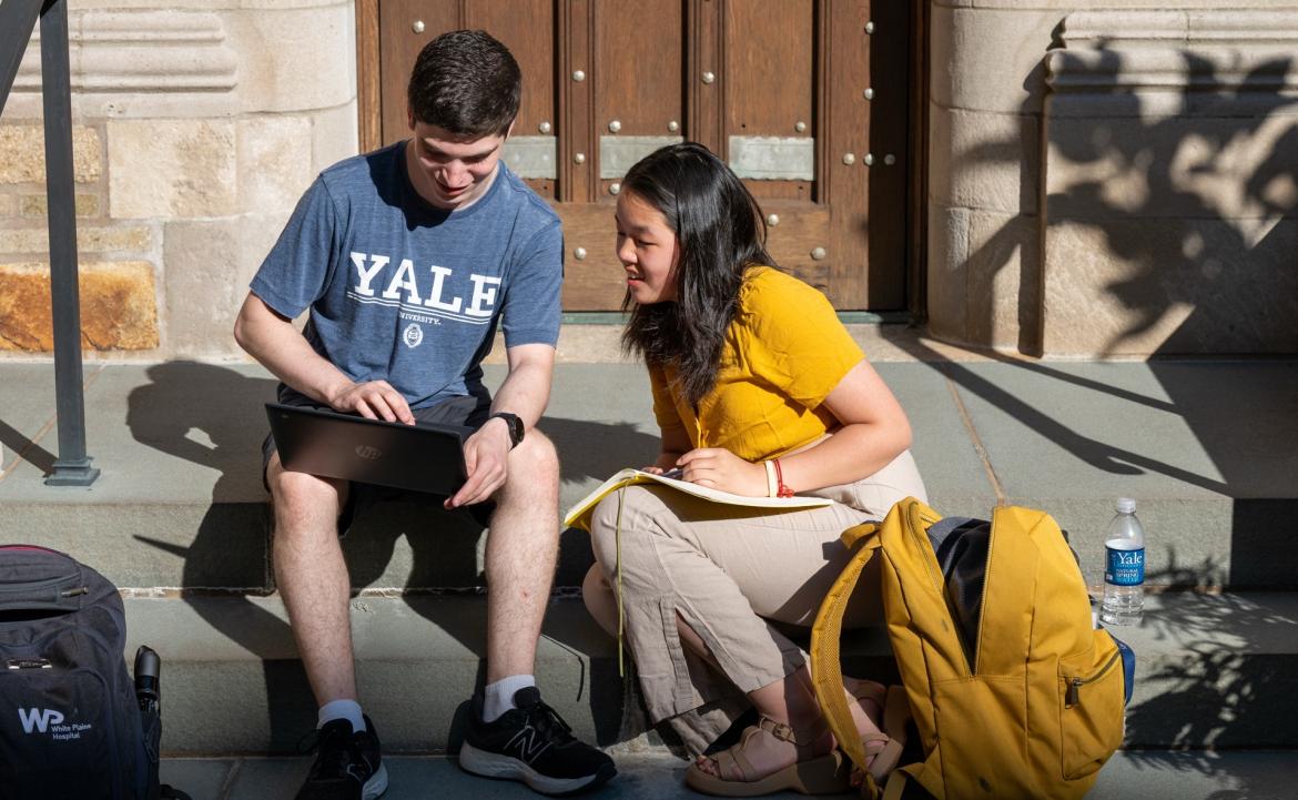 Students talking